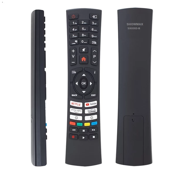 VESTEL NETFLIX-PRIME VIDEO-YOUTUBE-TWITCH TUŞLU OVAL KALIP LCD LED TV KUMANDA ürün görseli 1