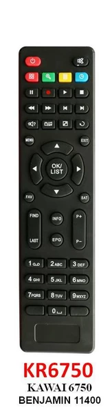 Kawai KW-6750 HD Uydu Alıcı Kumandası ürün görseli 1