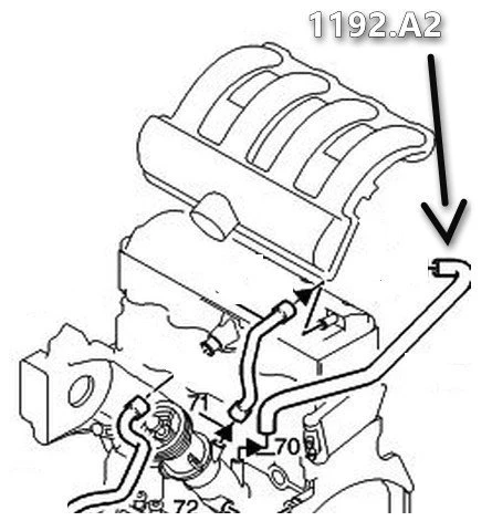 Citroen C3 Yağ Buhar Boru/Hortum (2009-2013) 1.6 VTI 1192A2