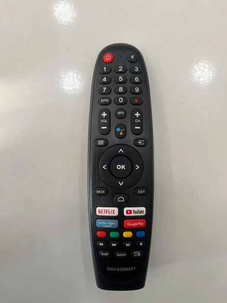 Onvo,Saba,Nordmende,Morio PROFİLO LCD LED TV KUMANDA (SES YOK - MİKROFONSUZ )
