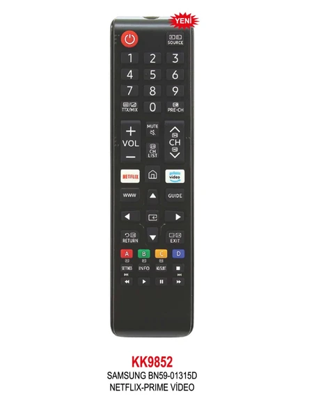 SAMSUNG BN59-01315D NETFLIX-PRIME VİDEO KUMANDA - Resim 4