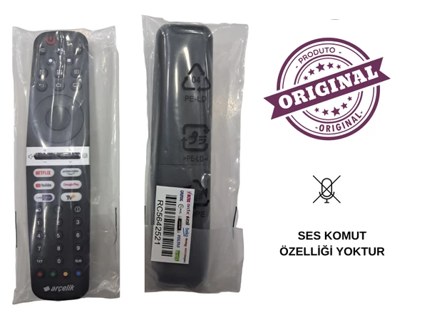 ARÇELİK BEKO GRUNDIG LCD LED TV KUMANDASI (SES KOMUT YOK)