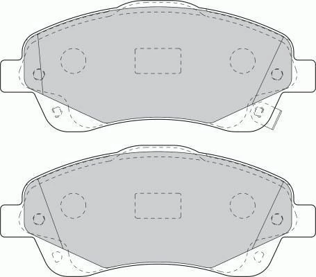Toyota Verso Ön Fren Balata (2004-2009) 1.6 0446505130 - 2