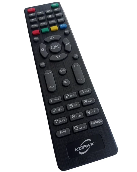 KORAX HİTECH ASTRA İPTV TUŞLU ORJİNAL UYDU KUMANDA=22335