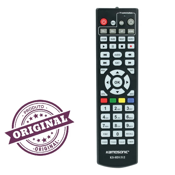 (ORJİNAL) Kamosonic KS-HD1512 Full HD Uydu Alıcı Kumandası (33753)