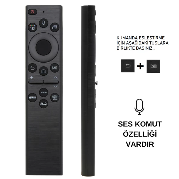 (SES KOMUTLU) SAMSUNG RM-G2300V3-V4 LCD LED TV KUMANDASI