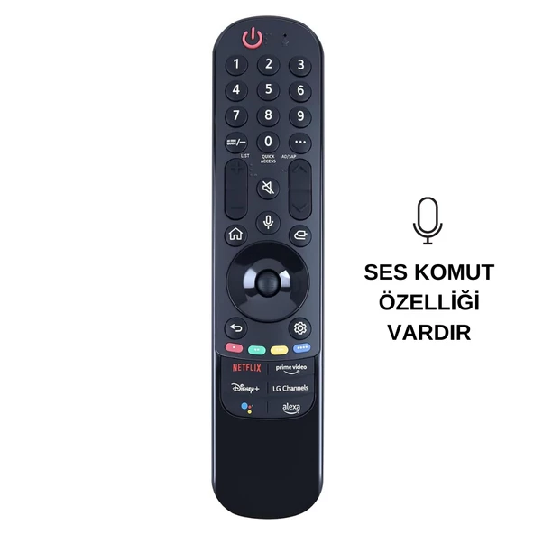 (SES KOMUTLU) LG MR22GA (AKB76039902)LCD LED TV KUMANDASI