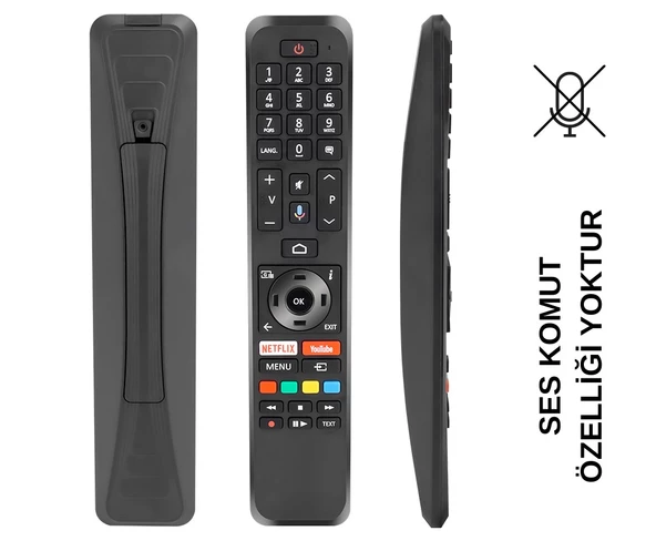 (SES KOMUTSUZ) VESTEL VS-V4 NETFLIX-YOUTUBE -TUŞLU LCD LED TV KUMANDASI - Resim 2