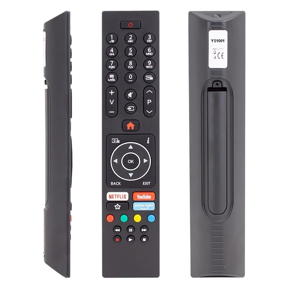 VESTEL RC43135P NETFLIX-YOUTUBE-PRIME VIDEO TUŞLU LCD-LED TV KUMANDA*SX0298-A