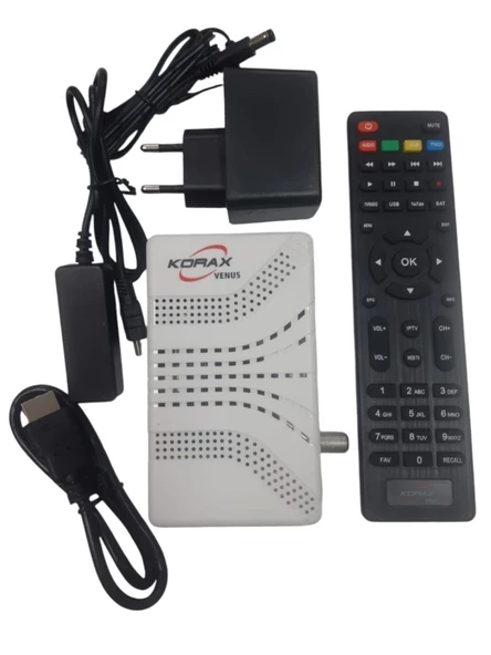 KORAX VENÜS FULL HD ÇANAKLI ÇANAKSIZ İNTERNETLİ UYDU ALICISI