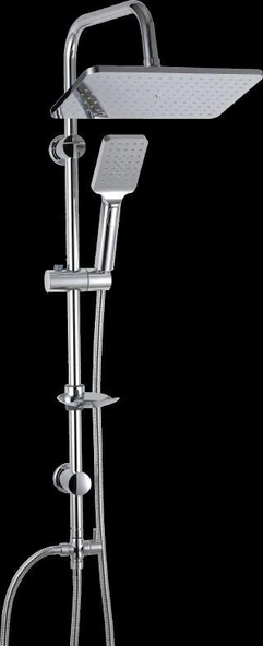 Doppo Long Krom Tepe Duş Sistemi, Robot Duş Seti - Resim 4