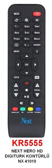 DİGİTÜRK 41010 HD UYDU KUMANDA KR5555 ürün görseli 1