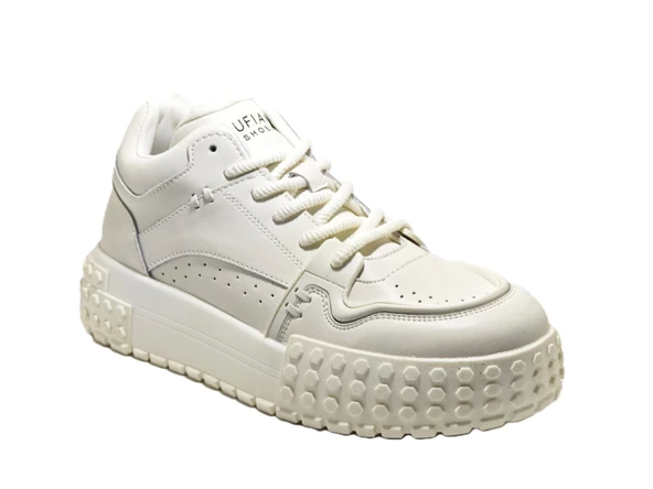 Lufıan BURTON 112230206 Beyaz Erkek Deri Günlük Sneakers