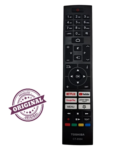 TOSHIBA - VESTEL NETFLIX - YouTube - GOOGLE Play - prime video ANDROID TV KUMANDASI ürün görseli 1