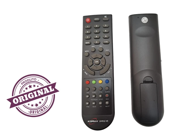 ORJİNAL KORAX SIMPLE HD UYDU ALICISI KUMANDASI