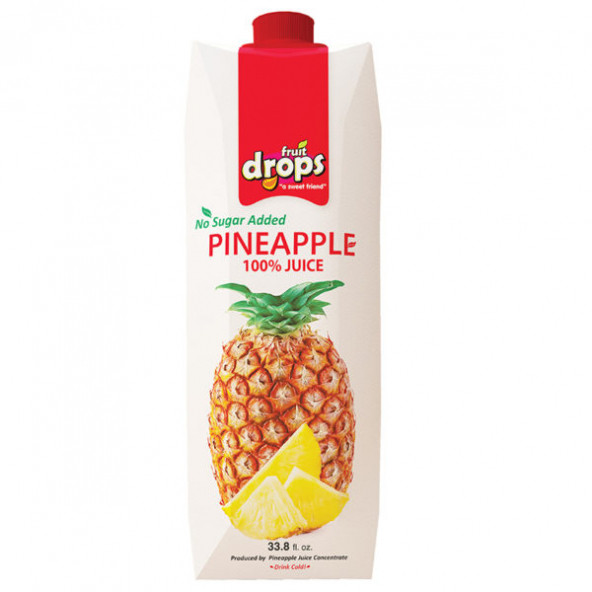 %100 Ananas Suyu, 1 L, 12 adet - 2