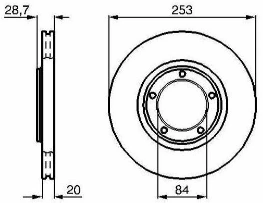 Hyundai H100 Ön Fren Disk (1997-2008) 2.5 75812944010