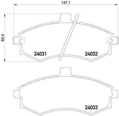 Hyundai Elantra Ön Fren Balata (2000-2003) 1.6, 2.0 CRDI 581012DA40 - Resim 2