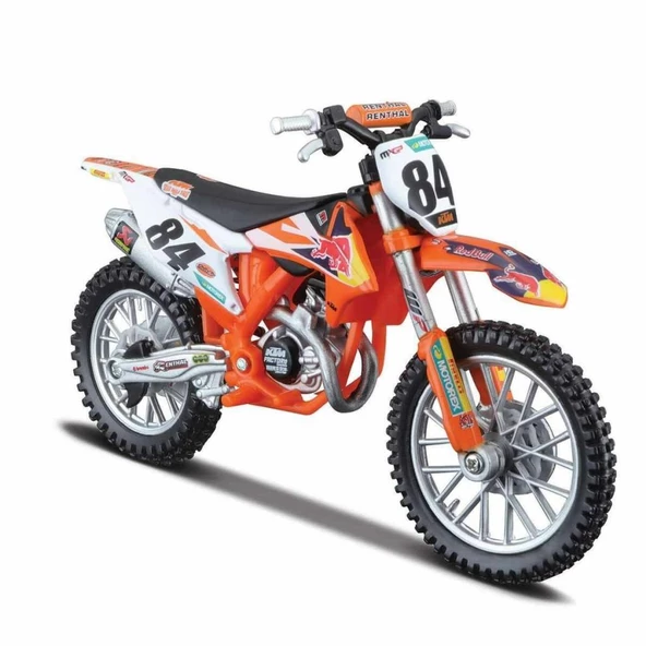 51070 SUN-BUR-1:18 Motor Red Bull KTM 450 2 Asorti - Sunman - 4
