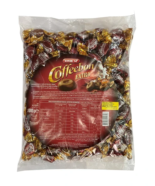 Konak Coffeebon Extra Kahveli Şeker 1 Kg