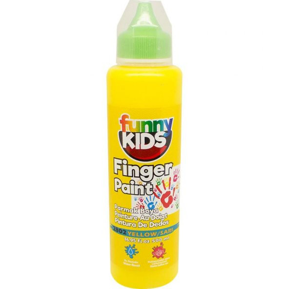 Funny Kids Parmak Boyası Sarı 500ml