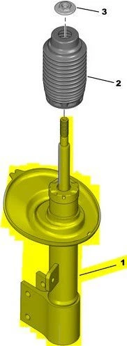 Peugeot 3008 Ön Amortisör Sol (2009-2020) 1.6, 1.2, 1.6 VTI, 1.5 HDI, 1.6 HDI 5208E8 ürün görseli