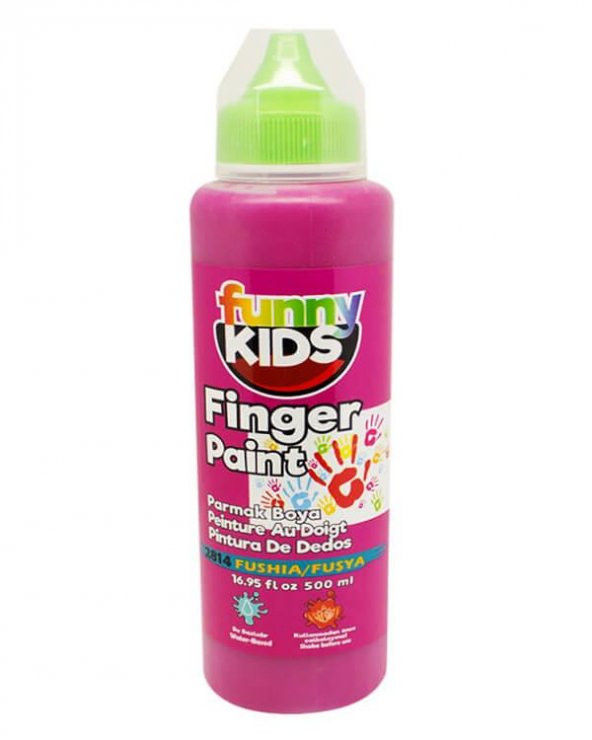 Funny Kids Parmak Boyası Fuşya 500ml