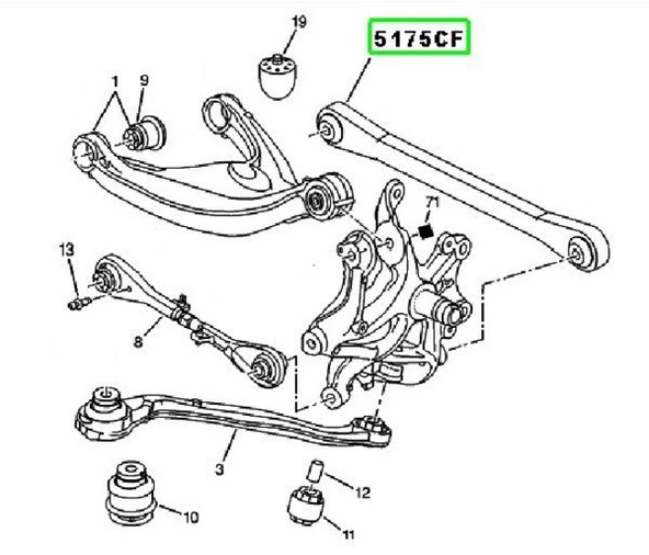 Citroen C6 Salincak Arka (2005-2010) 2.7 HDI 5175CF - Resim 2