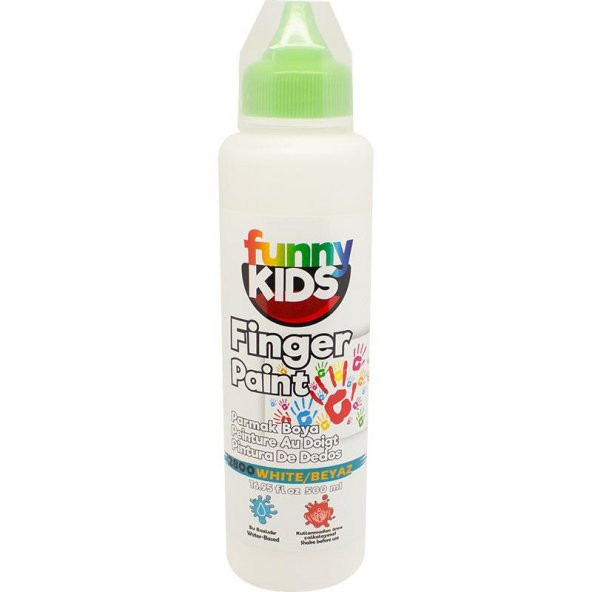 Funny Kids Parmak Boyası Beyaz 500ml