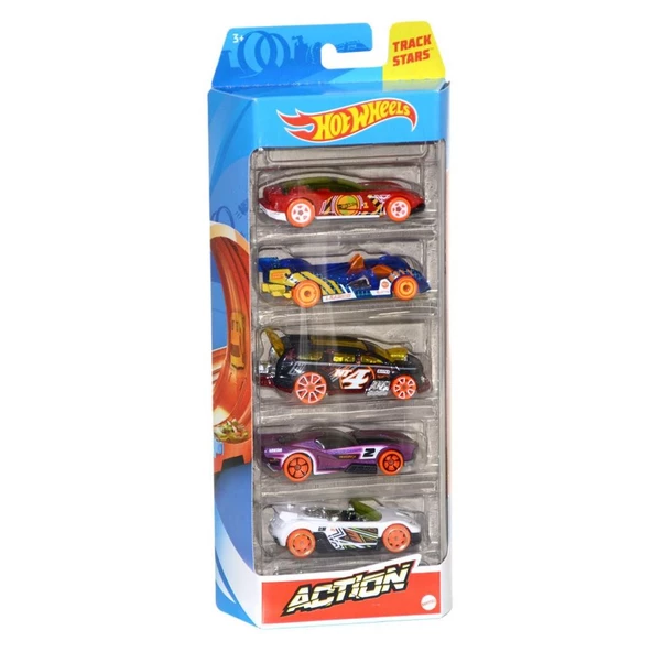 Nessiworld 1806 Hot Wheels Beşli Araba Seti - 4