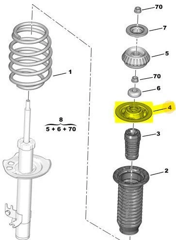 Citroen C1 Ön Amortisör Bilya (2006-2017) 1.0, 1.4 503397 ürün görseli