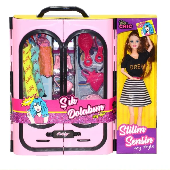 Nessiworld NessiWorld02441 Oydaş, Anlily Bebek ve Elbise Dolabı - 3