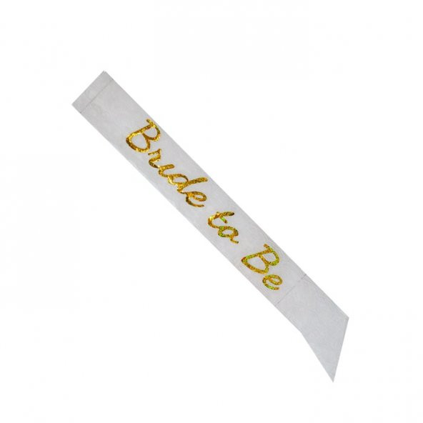 BRİDE TO BE KUŞAK GÜMÜŞ 150 CM