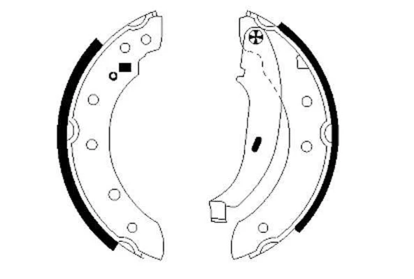 Renault Laguna Arka Fren Balatasi (1994-2002) 1.8, 1.9, 2.0, 1.6 7701206962 - 2