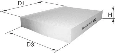 Dacia Lodgy Polen Filitresi (2018-2022) 1.5 DCI 272773016R ürün görseli