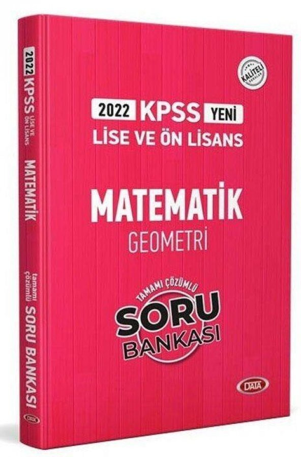 2022 KPSS Lise Ön Lisans Matematik Soru Bankası Data Yayınları