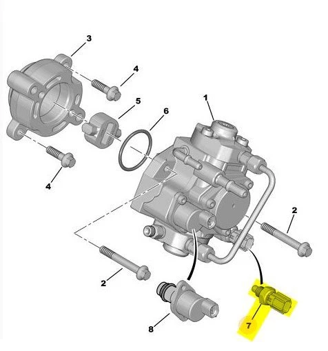 Citroen Jumper Mazot Basinç Sensörü (2005-2014) 2.2 1920QJ - 3