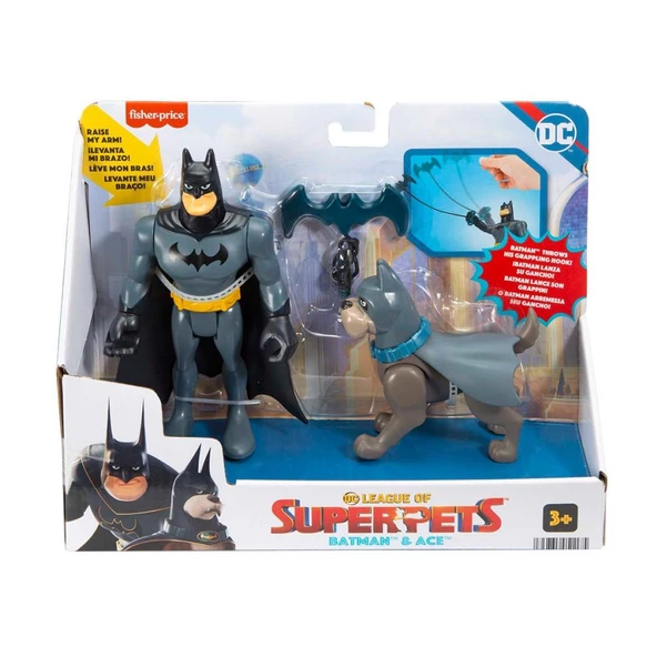 Nessiworld HGL01 Imaginext DC League of Super Pets -  Kahramanlar ve Hayvanlar