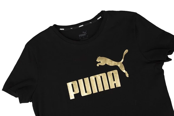Puma 848303 Ess Metallic Logo Tee Kadın T-shirt - 12