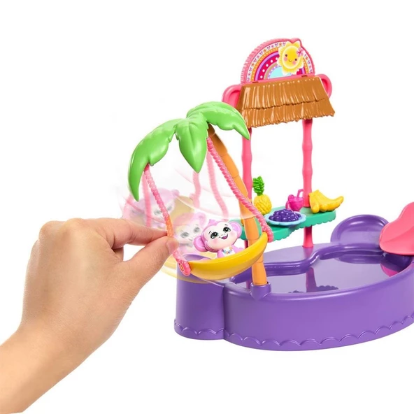 Nessiworld HTW73 Enchantimals Eğlenceli Havuz Partisi Oyun Seti - 5