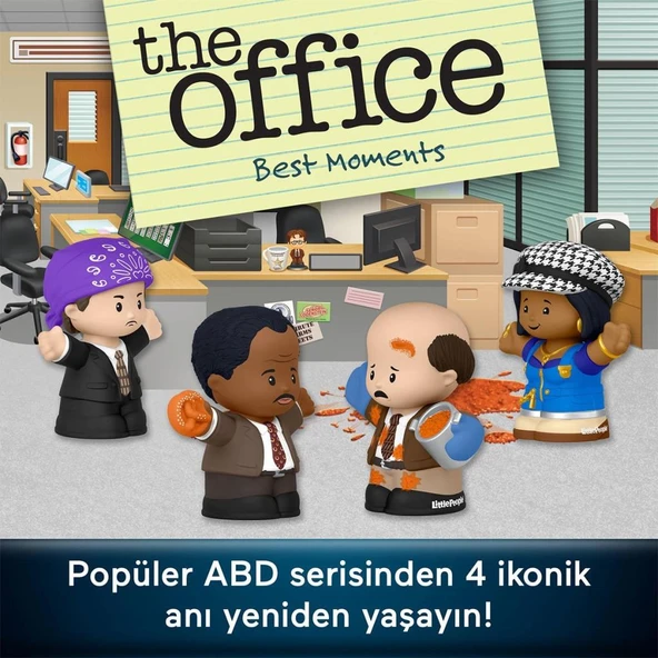 Nessiworld   HVG56LittlePeopleCollectorTheOffice6lıPaket - 8