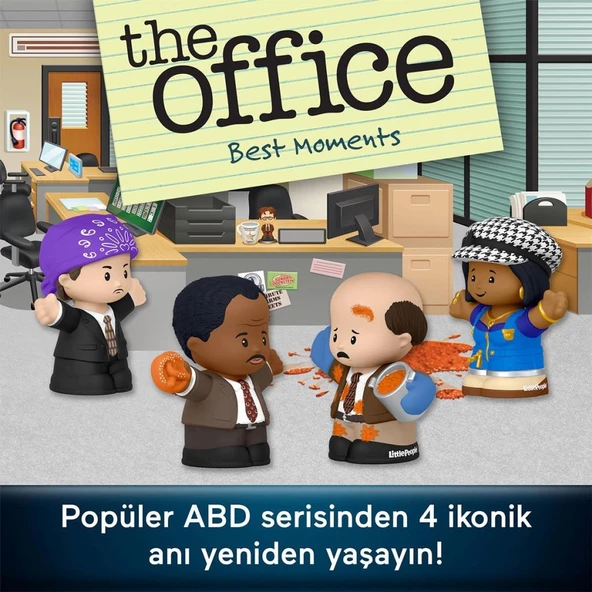 Nessiworld   HVG56LittlePeopleCollectorTheOffice6lıPaket - 4