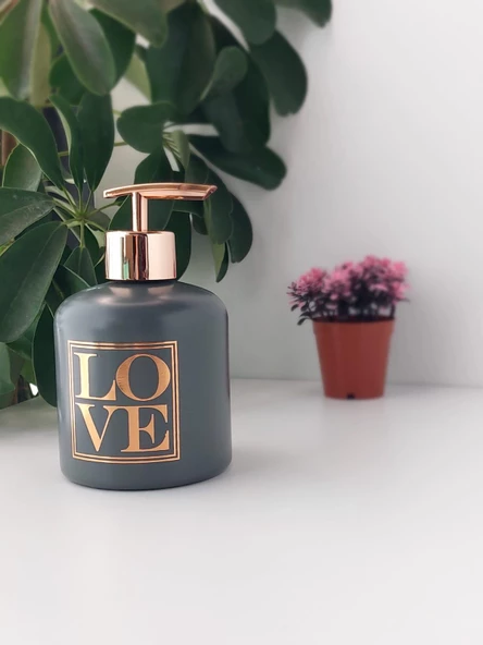 Hometarz Cam Banyo Mutfak Sıvı Sabunluk Dispanser Sabun Pompası - 2