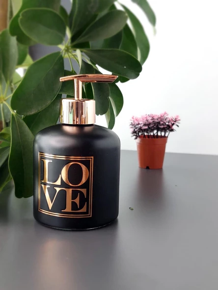 Hometarz Cam Banyo Mutfak Sıvı Sabunluk Dispanser Sabun Pompası - 6