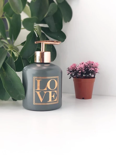 Hometarz Cam Banyo Mutfak Sıvı Sabunluk Dispanser Sabun Pompası - 9