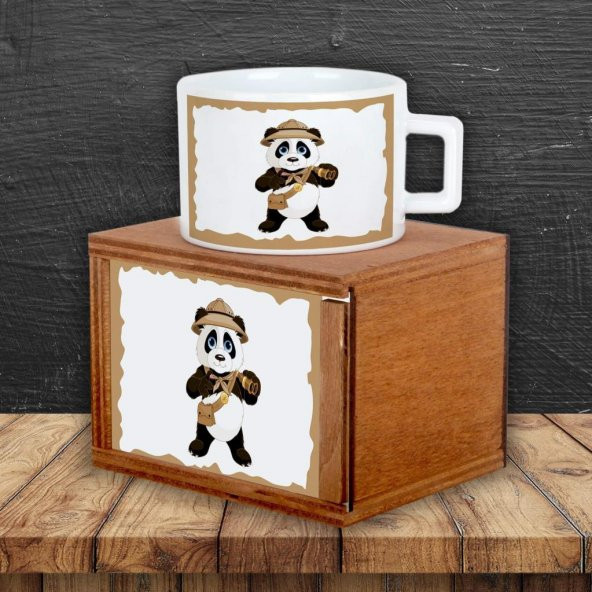 Panda Masa Lambası Panda Defter Panda Kutulu Kupa Hediye Seti - 2