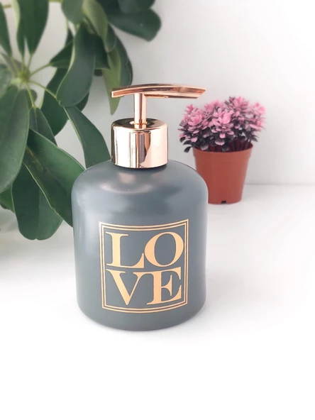 Hometarz Cam Banyo Mutfak Sıvı Sabunluk Dispanser Sabun Pompası - 7