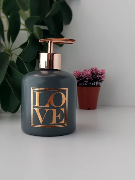 Hometarz Cam Banyo Mutfak Sıvı Sabunluk Dispanser Sabun Pompası - 4