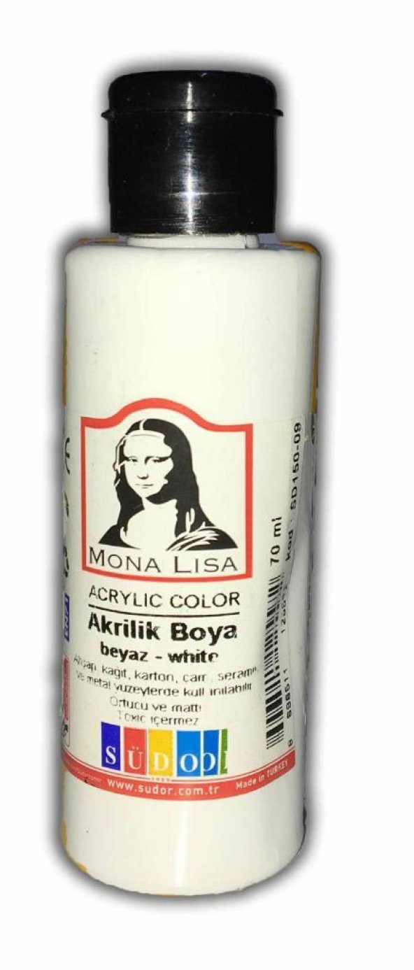 MONA LISA AKRILIK BOYA 70 ml BEYAZ (SD150-09) ürün görseli