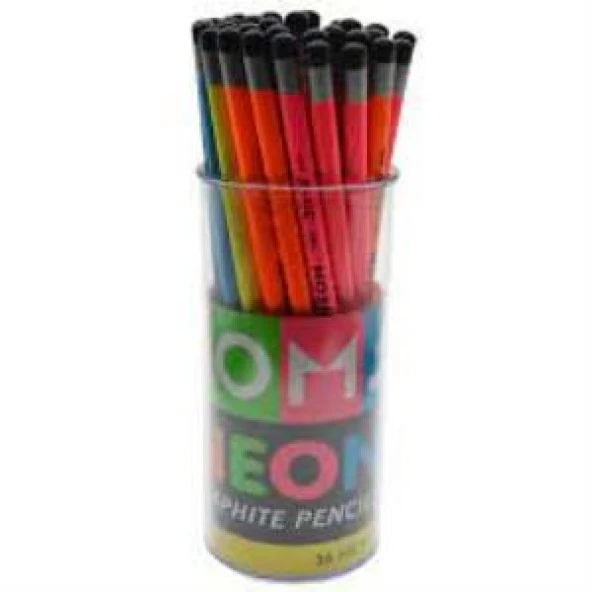 DOMS KURSUN KALEM NEON BARDAK ICINDE 36 LI (7915)